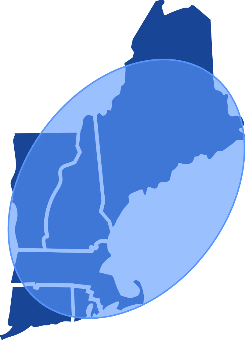 Map of New England