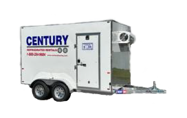 Walk In On Wheels portable freezer/cooler trailer